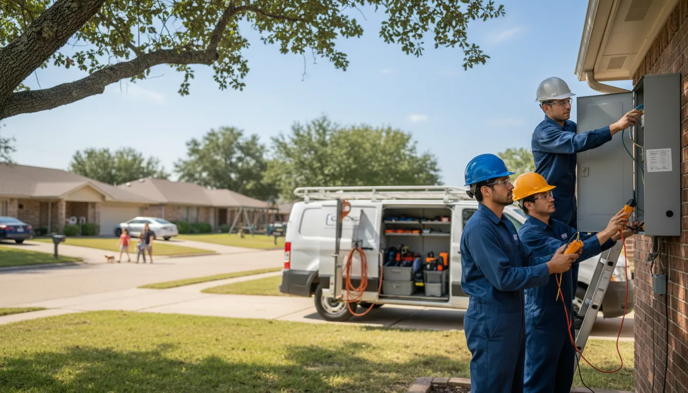 Certified electrician providing emergency electrical services in Bronson, IA